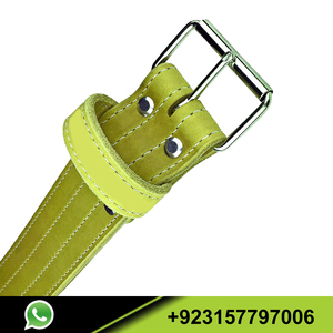 Meilleures ventes Ceinture d'haltérophilie Pro en cuir véritable sur mesure pour hommes et femmes Ceinture d'entraînement à broches avec logo personnalisé - Product Image 4