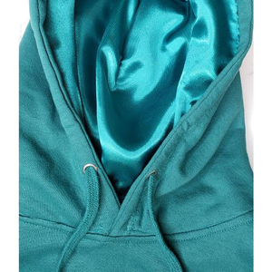 Sudaderas con capucha térmicas con forro de satén de seda de manga larga de alta calidad con logotipo personalizado superventas OEM para hombre - Product Image 6