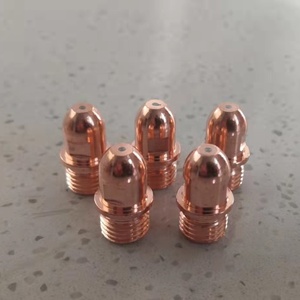 Consommables de découpe plasma <span class=keywords><strong>Trafimet</strong></span> A141/<span class=keywords><strong>A101</strong></span> : Électrode PR0101, Buse PD0101, Capuchon de maintien PC0111, Anneau tourbillonnant PE0101 - Product Image 2