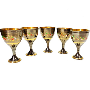 Suministros de iglesia de latón, cáliz brillante y colorido - Product Image 1