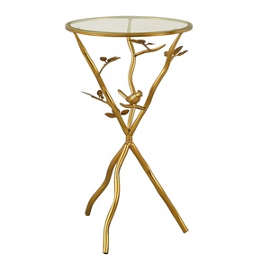 Table basse en métal enduit de poudre noire de haute qualité Design moderne créatif fait à la main Table centrale latérale fantaisie salon chambre - Product Image 2