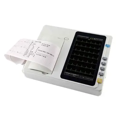 Hospital ECG Machine digital 3 channel portable ECG machine ecg monitor machine electrocardiogram with LCD display