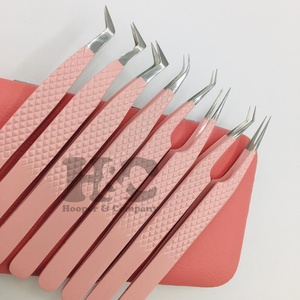 แหนบขนตาปลอมแบบกำหนดเองอย่างยั่งยืนแหนบต่อขนตาปลอมฉลากส่วนตัวทำจากสเตนเลส - Product Image 6