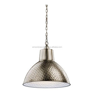 Lámpara colgante de forma redonda de hierro y Metal de la mejor calidad, lámpara colgante de diseño clásico con acabado de níquel - Product Image 6