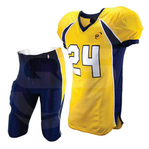 Vente en gros d'uniformes de football américain personnalisés manches courtes respirantes taille plus avec sublimation - Product Image 1