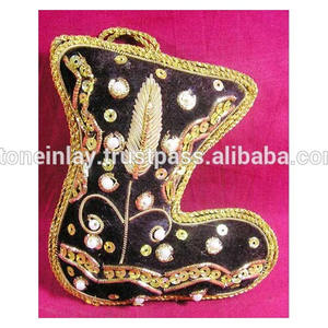 Adorno Navideño Decorativo con Bordado Zari - Product Image 1