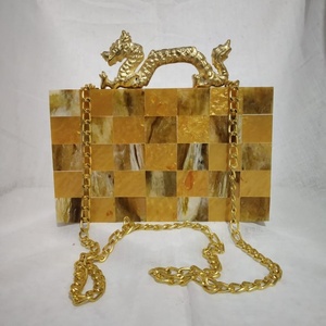 Lametierartz-bandolera de madera importada, bolso de mano hecho a mano - Product Image 5