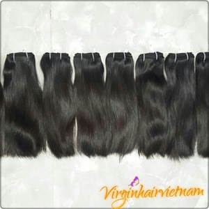 <span class=keywords><strong>WOW</strong></span> Extensions de Cheveux Vietnamiens Lisses Super Double Drawn Tissées à la Machine 100% Cheveux Vierges Bruts avec Cuticules Alignées - Product Image 2