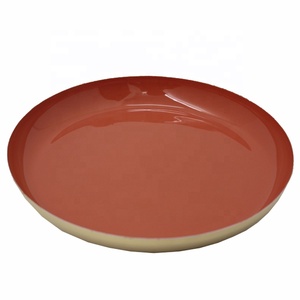 Plato para servir fiestas de diseñador de color rosa oscuro, producto de venta al por mayor de fábrica, producto hecho a mano, plato para servir comida - Product Image 1