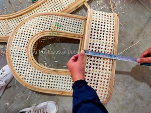 Wall Hanging Natural Rattan <b>Mirror</b> - <b>Rectangle</b> Made in Vietnam/ SISU/ RMR-511 - Product Image 5