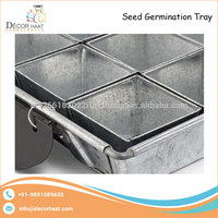 Pot Bunga & Planter Besi Galvanis Buatan Tangan Mewah untuk Dekorasi Taman, Rumah & Hotel, Ukuran Dapat Disesuaikan, Indoor & Outdoor