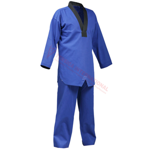 Uniforme de Taekwondo 100% coton unisexe pour adulte, costume traditionnel d'arts martiaux pour Judo et Jiu-Jitsu - Product Image 4