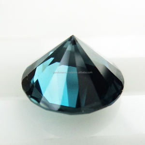 AAA คุณภาพ Loose gemstone round CUT NATURAL London Blue Topaz Certified Jewelry use use use Stone round faceted Loose Topaz Stone ลอนดอน Blue Topaz - Product Image 3