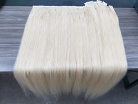 LONGUEUR SUPPLÉMENTAIRE 100CM Ruban dans les Extensions de Cheveux Humains Blonds Haute qualité Super Lisse Meilleure Vente Top Qualité