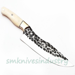 Custom Handmade CAMEL <b>Bone</b> <b>Handle</b> Chef Kitchen <b>Knife</b> (smk1651) High Carbon Steel DAMASCUS Steel Durable Kitchen Tools D2 Steel - Product Image 2