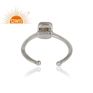 Bague vintage en argent Sterling 925 pour filles, anneau, vente en gros, bijoux en pierre précieuse, Labradorite, vente en gros - Product Image 3