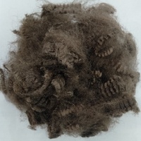 Fibre synthétique 20D HS marron 100 % polyester, fibre creuse Vikohasan siliconée, matériau de rembourrage recyclé GRS