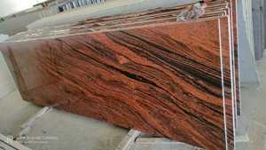 แผ่นหินแกรนิตหลากสีสีแดงอินเดียที่ทันสมัยมีเคาน์เตอร์บันไดภายในภายนอกอาคารอนุสาวรีย์ - Product Image 3