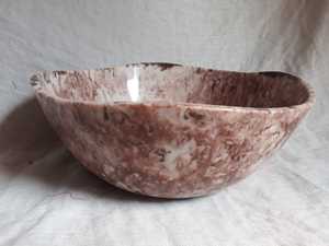 Bol en résine de luxe fait main, écologique, couleur personnalisée, taille sur mesure, pour salade, service, fête, usage multiple, vaisselle de cuisine, ovale - Product Image 2