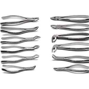 Pinces d'extraction dentaires, ensemble de 12 pièces, instruments chirurgicales dentaires - Product Image 6