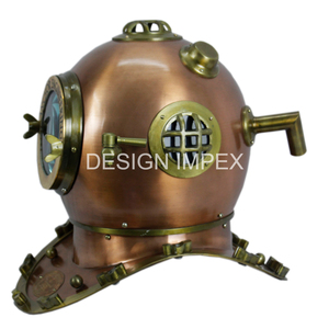 Casco de Buceo Antiguo, Artículos Marítimos, Decoración Moderna para el Hogar, Casco de Buceo para Mesa de Salón - Product Image 2