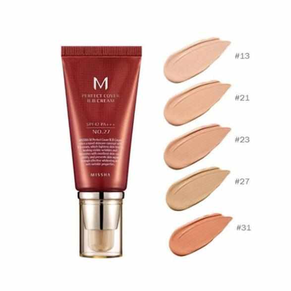 Missha корейская косметика M идеальное превосходное покрытие 3-в-1 УФ скрининг BB крем 50 мл