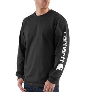 OEM diseño personalizado de los hombres de manga larga 100% algodón camisetas de moda Tops para hombres de invierno impreso Camiseta de manga larga - Product Image 3