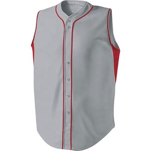 100% Polyester Sportswear Maillots de baseball pas cher Respirant Uniforme de baseball grande taille pour la saison de printemps - Product Image 1