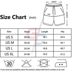 Pantalones cortos atléticos para hombre 2 en 1, entrenamiento de gimnasio, pantalones cortos para correr de 7 ''con lazo de toalla | El mejor proveedor de pantalones cortos de entrenamiento de gimnasio - Product Image 5