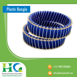 Plastic Colorful Thick <b>Bangles</b> for Silk Thread Jewellery Making Plastic <b>Bangle</b> - Product Image 5