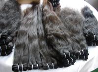 100% aligné cuticule vierge brésilienne Remy Extensions de cheveux non transformés Machine Double trame vague naturelle Hamson HAM-0007 100g