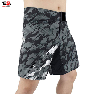Short d'entraînement MMA extensible à 4 voies, Logo imprimé personnalisé, pièces - Product Image 5