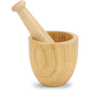 Juego de Mortero y Maja de Madera, Disponible al Mejor Precio en India, para Cocina, Restaurantes y Venta - Product Image 6