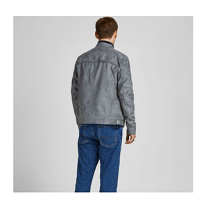 Chaqueta de motorista de estilo moderno para hombre, ropa de diario acogedora con logotipo personalizado en diferentes tamaños y colores - Product Image 2