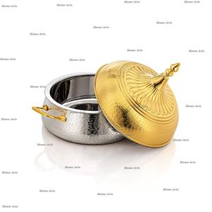 Top Quality Hot <b>Pot</b> Aluminum Silver Color Casserole Dish Designer Round Shape Hot <b>Pot</b> For Hotel And Restaurant Use - Product Image 5