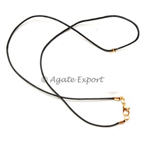 Cadenas de Ágata al por Mayor para Exportación, Accesorios |   Cordón de Cuero para Colgantes Modelo Cord-003 - Product Image 1