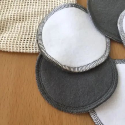 Lingettes à emporter 100% coton biologique, mini éponge de nettoyage pour macbook