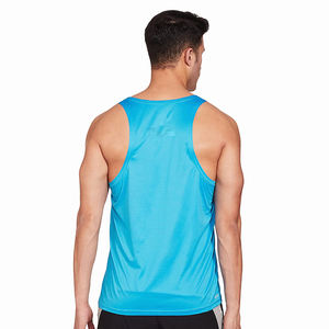 Camiseta de manga corta para hombre, de alta calidad, de Color azul, lisa, teñida, para trotar, para gimnasio, hecha en Pakistán, para adultos - Product Image 2