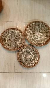 แผ่นไม้ไผ่ทรงกลมสไตล์ยุโรปเป็นมิตรต่อสิ่งแวดล้อมผ้าทอได้รับการรับรองมาตรฐาน ISO 100% วัสดุธรรมชาติจำนวนสั่งซื้อขั้นต่ำ1,000ชิ้น - Product Image 5