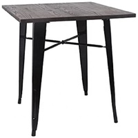 Table en fer de qualité supérieure avec dessus en bois, design personnalisé, fabricant indien d'usine