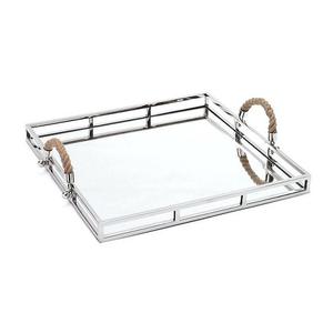 Plateau de service miroir décoratif usb, de haute qualité, design de service de luxe, forme carrée, meilleurs ventes - Product Image 6