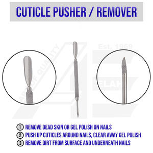 Kit de viaje 3 en 1 para el cuidado de las uñas, cortaúñas, cortacutículas, empujador, cortador de uñas, Kit DE ASEO portátil de acero inoxidable para mujeres y hombres - Product Image 5