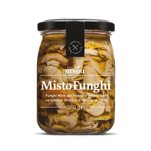 Champignons mixtes italiens, de qualité supérieure, 4 pièces