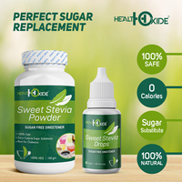 Líquido de Stevia a base de hierbas sin azúcar de sabor dulce natural seguro 100%, líquido oral para adultos