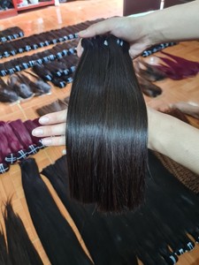 2023 Offre Spéciale garanti 100% brut Boen droite vietnamien Remy cheveux Double trame vierge cheveux humains superbes Styles de cheveux tressables - Product Image 4