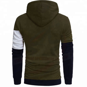 Jersey de manga larga ajustado de diseño personalizado para hombre, Sudadera con capucha de tela francesa de Color sólido para entrenamiento de invierno, sudadera de Fitness - Product Image 6