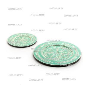 Ensemble de 2 assiettes de présentation rondes de tailles différentes, taille personnalisée, assiette de présentation pour mariage, fête, usage domestique - Product Image 3