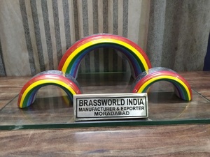 โกศบรรจุอัฐิสัตว์เลี้ยงแบบอเมริกัน ยี่ห้อเรนโบว์ บราสเวิลด์ อินเดีย ทำจากโลหะ - Product Image 6