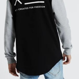 Pesado caliente curvo dobladillo de lana de algodón jersey Sudadera con capucha de los hombres de encargo sudaderas con capucha sudadera - Product Image 4