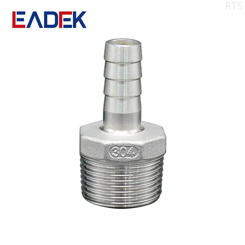 Hex Hose Núm Vú Nam Chủ Đề Ống Thép Không Gỉ Lắp Nối Đúc SS316 SS304 NPT BSPT